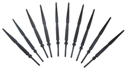 Système d'irrigation de sprinkler à gazon 200pcs Straight arrow Dripper Goutte d'irrigation Connexion d'irrigation 3/5 mm Tuyau de serre à effet de serre d'irrigation Goutte d'irrigation Accessoires d