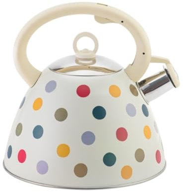 Habrur Bouilloire Sifflante Bouilloire à Flûte Théière en Acier Inoxydable, Bouilloire À Thé pour Cuisinière, Théière Vintage, Bouilloire À Thé Sifflante Théières pour Cuisinière Théière avec Sifflet