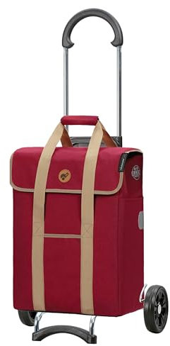 ANDERSEN Einkaufstrolley - Scala Shopper Ipek Mi rot 39 L Einkaufswagen, Freizeit, isoliert, Kühltasche, klappbar, leichtgängig, leise Räder