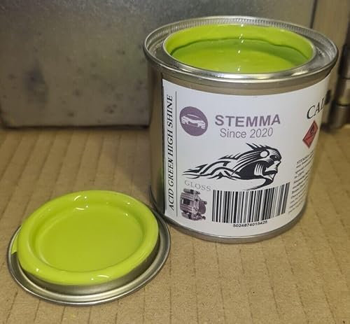 Stemma®, vernice per pinza dei freni, verde acido, alta temperatura, 250 ml, lucida
