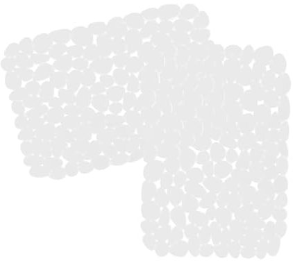 TOPBATHY 2stücke Küche PVC Waschbecken Matte Schüssel Stäbchen Ablassen Kissen Abtropfmatte Für Spülbecken