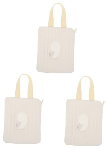 Supvox 3 Stück Behälter Für Feuchttücher Wischen Container Tasche Feuchttücher Säuglingspflege Nass Tragbarer Spender Für Wischtücher Wischtuchhalter Baumwolle