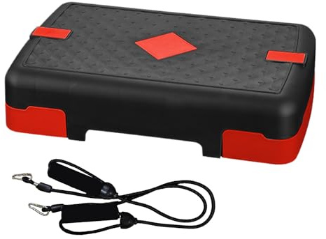 Step Aerobics - praktiskt träningssteg för benövningar - mångsidig anti-slip plattform för hemmagym inomhus sport