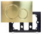 Guimemi Replacement Flush Plate for Geberit Sigma Pre-Wall Element - Toilet Cistern Front Plate Compatible with Sigma01, Sigma20, Sigma30 Double Flush