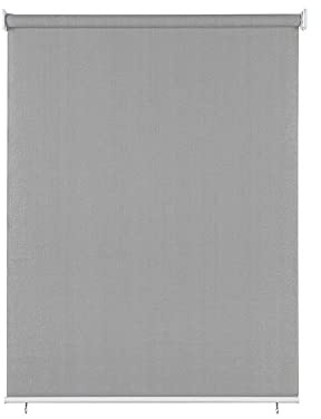 paramondo Store extérieur Enrouleur auvent Vertical Pare-Soleil pour terrasse de Balcon, résistant aux déchirures et aux intempéries, Suspendu, Entretien Facile, 140 x 140 cm [LXH] Gris