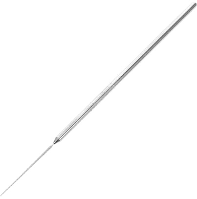 Präzisions Gitarrenreparatursäge für Stegbolzen, Metall, Silber | Portables Wartungswerkzeug, Effizientes Schlitzen und Präzise Justierung, für Instrumententechniker und Hobbyisten