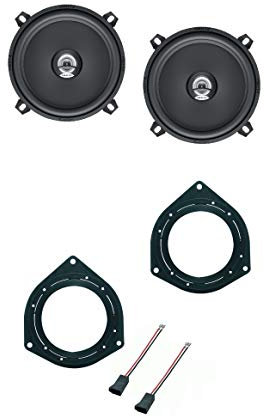 Superauto hi-fi Casse Coassiali DCX 130 Altoparlanti 2 vie + Supporti casse OPEL Corsa D Per Sportelli Posteriori