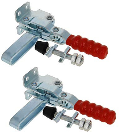 Utoolmart GH-12130 - Morsetto verticale antiscivolo per leva, 230 kg, strumento a sgancio rapido, 2 pezzi