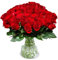 Blume Ideal Rosenstrauß - 40 Rosen in Rot - Ø 40–50 cm - Echte premium Blumen für Hochzeit & Deko - 7 Tage Frischegarantie - in verschiedenen Farben und Mengen