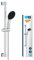 GROHE Vitalio 110 - Brausestangenset extra wassersparend - 6l pro Min (2 Strahlarten, Brausestange 90cm, Kleben oder Bohren), rund, chrom, 2794810E
