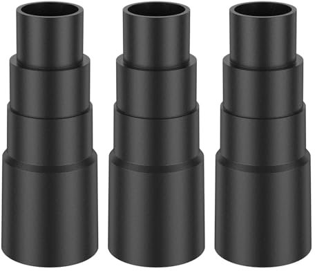 HWEIH Adaptador de Manguera for aspiradora, convertidor de 4 Capas, Accesorios de Conector de 25mm, 30mm, 34mm y 35mm, 2/3/6 Uds B 3PCS