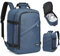 Kono Cabin Bag 45x33x20 for New Easyjet Underseat Travel Bag Carry On Backpack Hand Luggage Bag Laptop Backpack Cabin Size（30L, Navy）