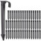 JVHLOV Pack of 50 Garden Hose Anchor Ground Spike Mounting Anchor, Ground Anchor, for Drip Hose Pearl Hose Plug-in Fork, for Drip Irrigation Line (50)
