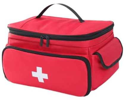 Sharplace Trousse de premiers secours vide, organiseur de trousse d'urgence, pochette portable pour fournitures d'urgence, sac de rangement médical pour