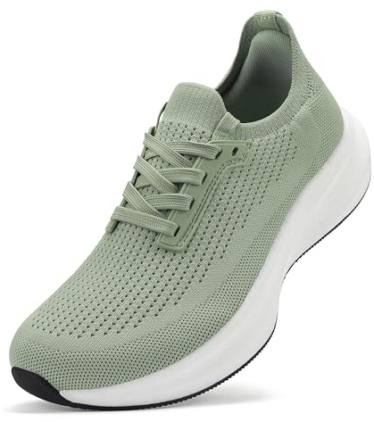 Scarpe da Corsa da Uomo Extra Larghe Ammortizzate con Supporto, Leggere e Traspiranti con Punta Larga