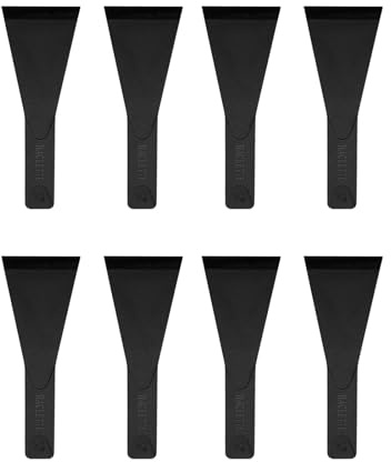 8 Pièces, Spatule Raclette Silicone Spatule Crepe Poêle Antiadhésive Résistante Aux Hautes Températures, Utilisée Dans Les Poêles Et Les Poêles À Frire, Pour Ramasser Le Fromage Et La Crème.