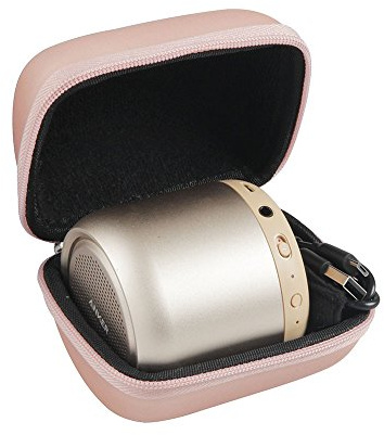 Hart Eva Reise Schutzhülle für Anker SoundCore Mini Super Mobiler Bluetooth Lautsprecher Speaker von Hermitshell (Rose Golden)