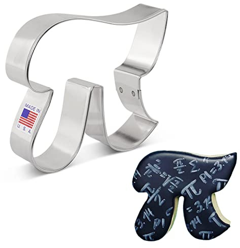 Ann Clark Pi Symbol Cookie Cutter 3-3/4 Made in USA