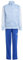 adidas Unisex - Bambini ESSENTIALS CLIMACOOL TRACKSUIT, glow blue/white, 3-4 Years