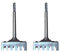 Perforateur Carré, Coupe-BoîTe Murale Portable Et CréAtif, PoinçOn Portable À Trou Carré, Pour L'Installation De Prises, D'Interrupteurs Et De Fils Sur Des Murs En BéTon Ou En Parpaings (2pcs)