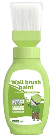 GkgWuxf Wandfarbe, Walzenpinsel für Wandfarbe, Multifunktionaler Weißer Reparatur Rollpinsel Für Küche Bad Möbel Schlafzimmer Wohnzimmer