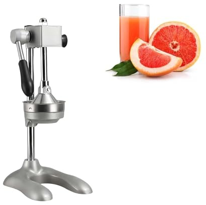 Spremiagrumi per Agrumi Manuale in Acciaio Inossidabile per Uso Professionale - Spremiagrumi per limone, arancia, lime, melograno, ad alta resa, resistente alla ruggine