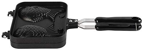 TIKATARER Gofrera con Forma de, Sartén Antiadherente de Acero Inoxidable con Conductividad Térmica Rápida, Ideal para Gofres Caseros