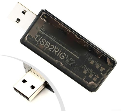 USB2RIG V2 Carte son et interface série pour stations de radio informatiques prenant en charge RTS PTT et sortie 3,3 V