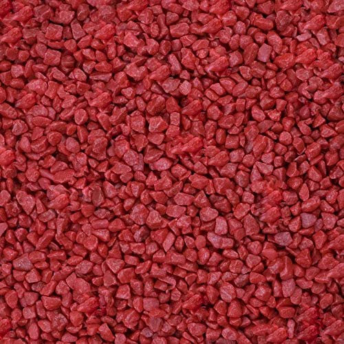 Eurosand Deko Deko Granulat, Zierkies 2-3 mm königsrot 5 Kg (1Kg= 1,79EUR)