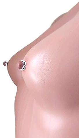 Handgemachter Nipple Crown Brustwarzen-Schmuck, Nicht-Piercing | Nicht-Piercing