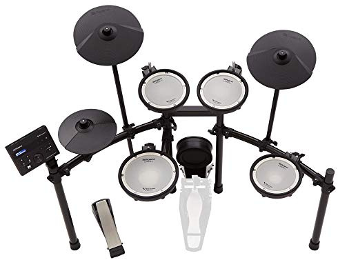 Kit Elettronico V-Drums Roland TD-07KV – Kit con le leggendarie pelli Mesh a doppio strato, dalla suonabilità ed espressività superiori – Audio & MIDI Bluetooth – USB per registrare dati audio e MIDI