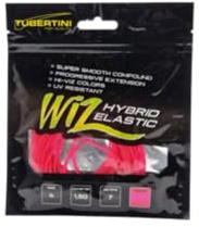 TUBERTINI Wiz Hybrid Elastic, elastico ibrido in puro lattice naturale 100% con allungamento progressivo del 800%. Lunghezza 7 m. Diametro: 1,50 mm. (Fluo Rosa)