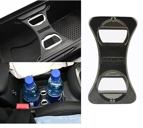 BEAUTYBIGBANG Car Bottle Opener Lightweight Portable ABS Stainless Steel Cup Holder Divider for Volkswagan JETTA Golf MK5/6 GTI R32/R