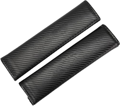 EAGLEG 2 Pezzi Imbottiture Protezione per Cintura di Sicurezza Auto, Fibra di Carbonio, Universali, Per Auto, GT, GTI, GT Line, 508, 5008, 3008, 208, 2008, 308