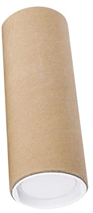 harayaa Tubes D'expédition Portables avec Bouchons, Pack de Tubes, Tubes En Papier Kraft, Tubes D'affiches pour L'emballage de Documents D'art, Boîtes, 40CM