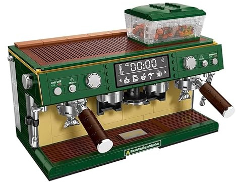 Coffee Machine Mini Building Blocks Kits, 928 Pieces Creative Mini Bricks Model Set, Coffee Maker Collectible Model to Build, Gift For teenager And Adults
