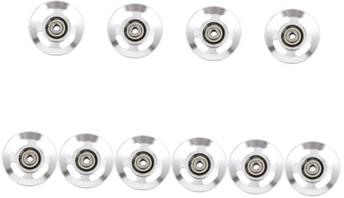 KOMBIUDA 10stücke Aluminiumlegierung Seilrolle Für Fitnessgeräte Hochpräzise Anodisierte Oberfläche Installieren Für Kabelzug-systeme Und Gym-Equipment Sorgt Für Sanftere