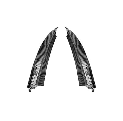 DZSQOMHGD Heckspoiler Schwanz Canards Diffusor Splitter 2008-2014 Für Mercedes Für Benz C Klasse W204 Für AMG Heckstoßstange Spoiler Eckenschutz Auto Heck Spoiler(Kohlenstoff-Look)