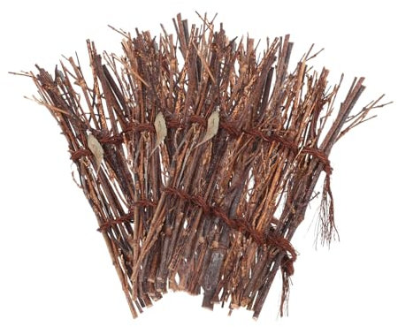 Kisangel 3pezzi Recinzione Miniatura Artigianale Rattan Per Decorazioni Da Giardino Accessori Per Paesaggi e Bonsai Per Giardini Delle Fate e Case Delle Bambole