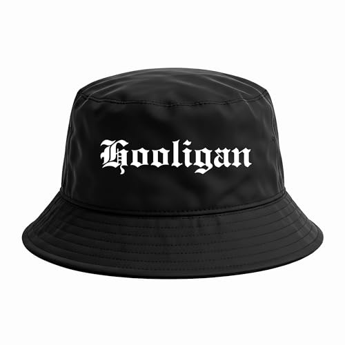 Hooligans Anglerhut | Bucket Hat & Mütze mit Szene Print – Fischerhut für Ultras, Fußball Support & Streetwear – Unisex Stadion Hut für Männer & Frauen