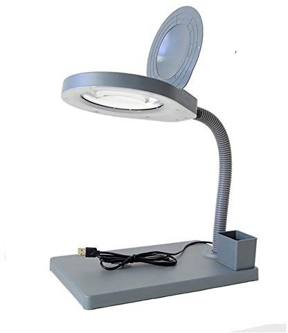 LED NINGIFICATO Glass 10x Desktop ingranditore ingrandimento maculare Degenerazione Aiuti Gli Occhiali da loupe per parzialmente o chiunque