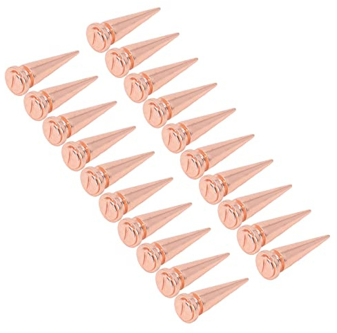 Haofy Remache de Punta de 10x29 Mm, 20 Piezas con Perforador y Destornillador para Ropa, Artesanía en Cuero, Decoración de Bolsos, Accesorios Punk de Bricolaje, Detalles Metálicos de Moda