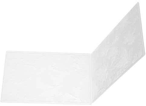 Healeved Dossier de Gaufrage en Plastique Transparent à Motif Feuille D’Érable Gabarit DIY pour Scrapbooking et Création de Cartes Pochoir Décoratif Multifonction pour Albums et Loisirs