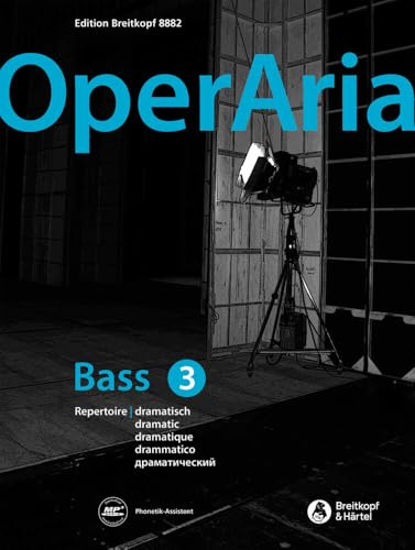 OperAria Bass Band 3: dramatisch (EB 8882) Repertoiresammlung / Vokalcoach
