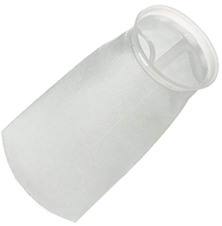17,8 cm Ringfiltersocken 50 Mikrometer – von 45,7 cm lang – 1 Packung – Filz-Beutel für Industrie, Aquarium, Teich, Rifftank, Chemikalien (50 Mikron – 17,8 x 45,7 cm)