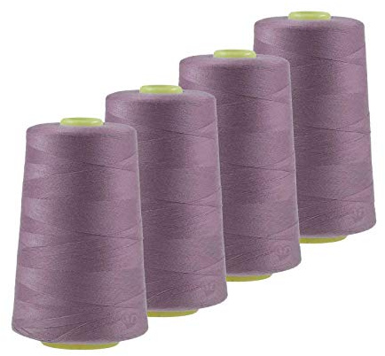 4 x 4572m Qualitäts Overlock-Garn Overlock-Nähgarn Oeko-Tex Farben 541 bis 580