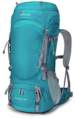 Mountaintop Trekkingrucksack 55L mit Innenrahmen Wanderrucksack Outdoor Rucksack Herren Damen für Camping Trekking Reisen