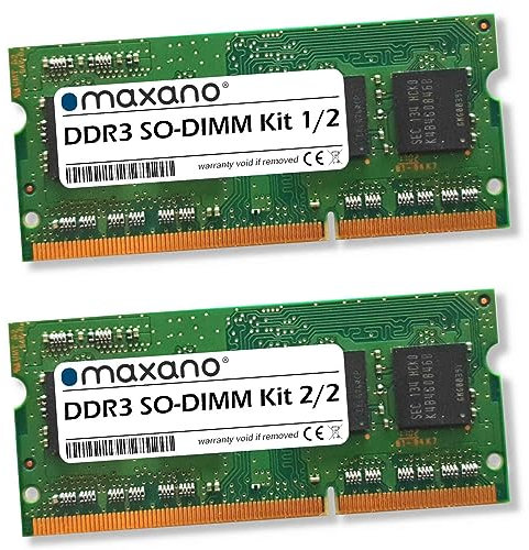 Maxano Kit de memoria RAM de 8 GB (2 x 4 GB) compatible con Apple MacBook Pro 8,1 DDR3 1333 MHz SO-DIMM