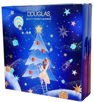 Douglas Adventskalender 2025 Frauen Kosmetik Limitiert Würfel, Wert 140 €, 24 Beauty- und Pflegeprodukte für Damen und Mädchen, Weihnachtskalender inkl. California Wave Duft