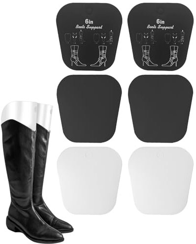 Zeayebsr Stiefelform Einsätze, 3 Paare Stiefelform Einsätze Hohe Stiefelstütze Stiefelformer Formeinsätze Hohe Stiefelstütze Stiefel Hohe Unterstützung für Damen und Männer，19.5 * 20CM